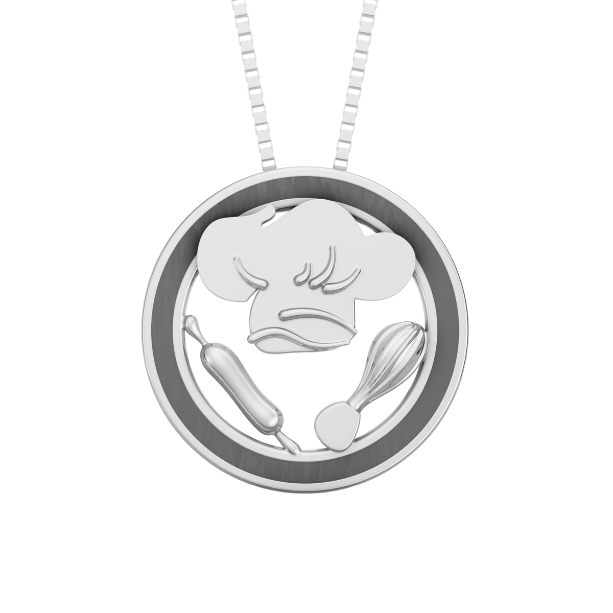 VELMÉ Chef Rakhi Pendant | 925 Silver Convertible Rakhi