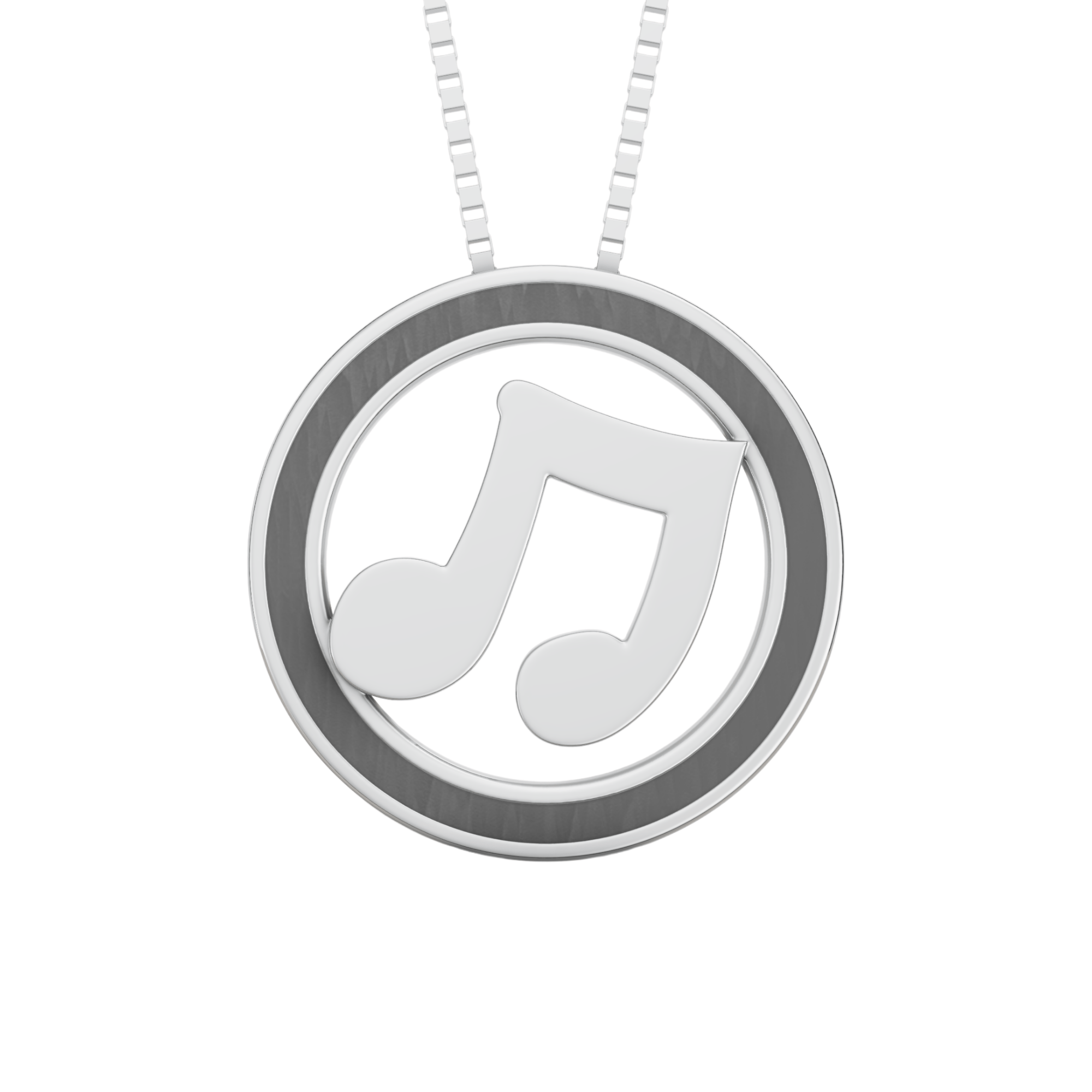 VELMÉ Double Musical Note Rakhi Pendant | 925 Silver Convertible Rakhi