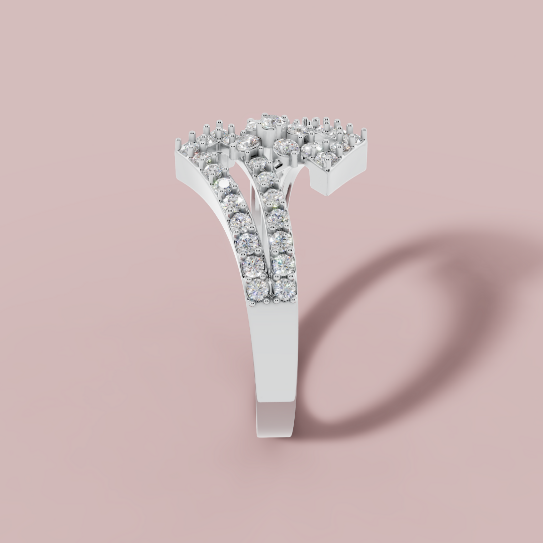 Celestia Modern 925 Pure Silver Ring My Store