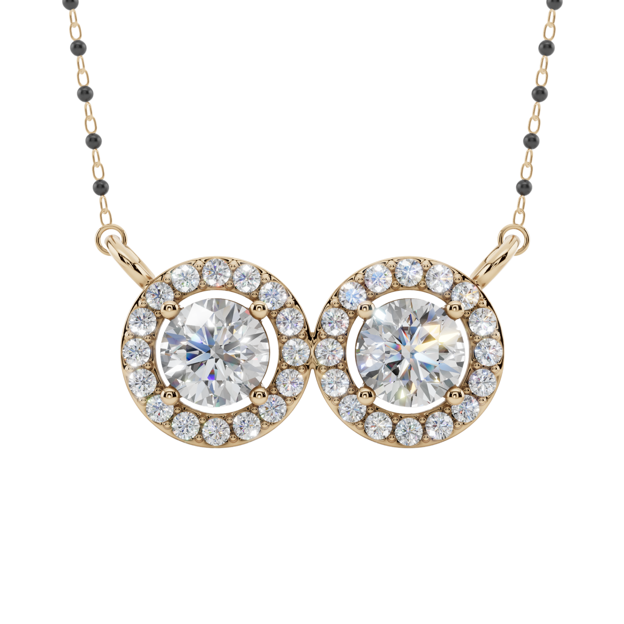 Halo Spark 925 Silver Mangalsutra | Velmé