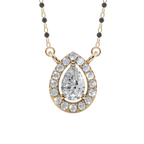 Luna Pear 925 Silver Mangalsutra | Velmé