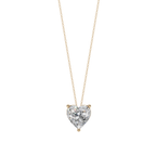 Romantic Heart 925 Silver Solitaire Necklace | Velmé