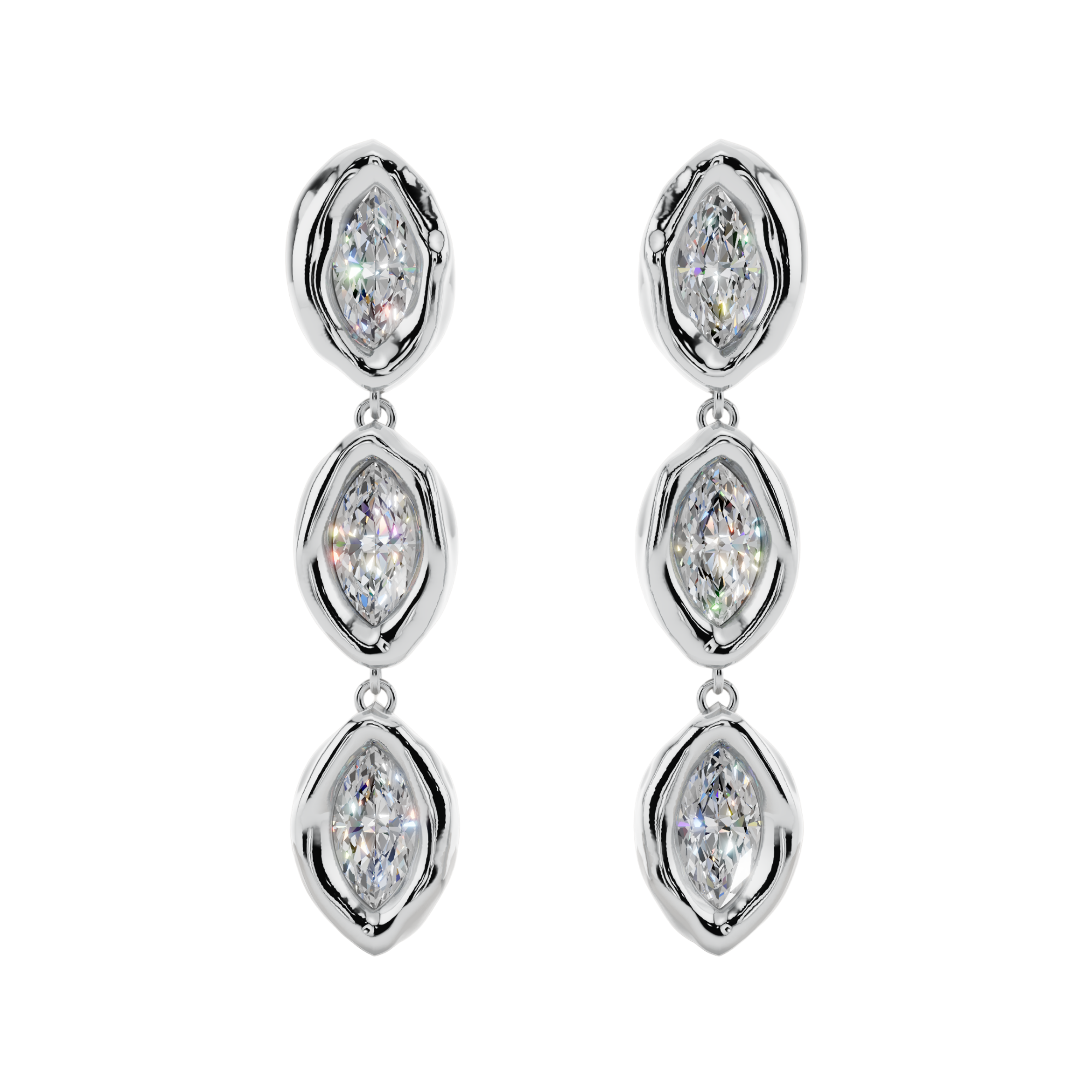 Halo Drop Earrings | Fluidé