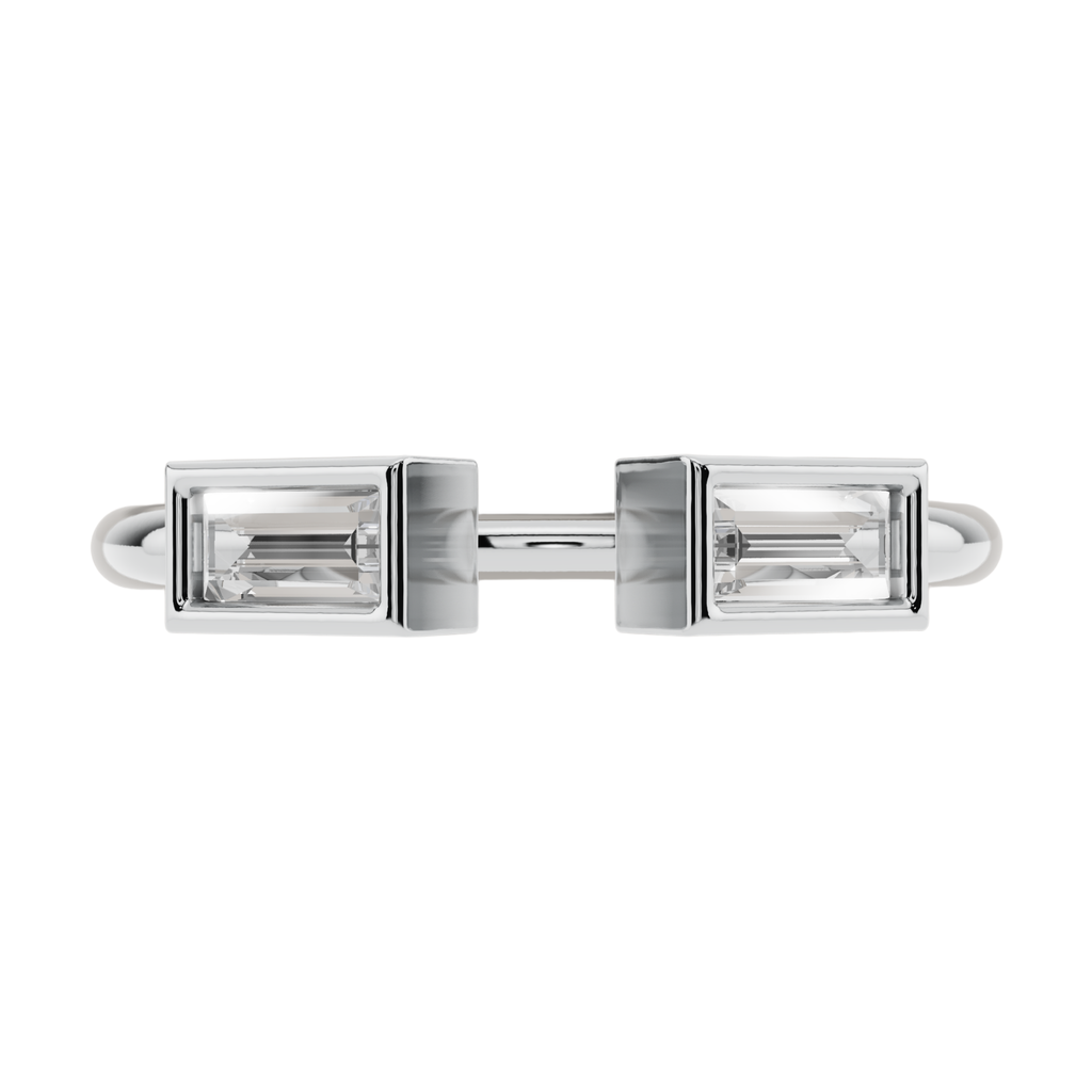 Vertex Open Light Ring | 925 Sterling Silver | Velmé