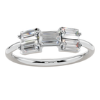 Linear Baguette Light Ring | 925 Sterling Silver | Velmé
