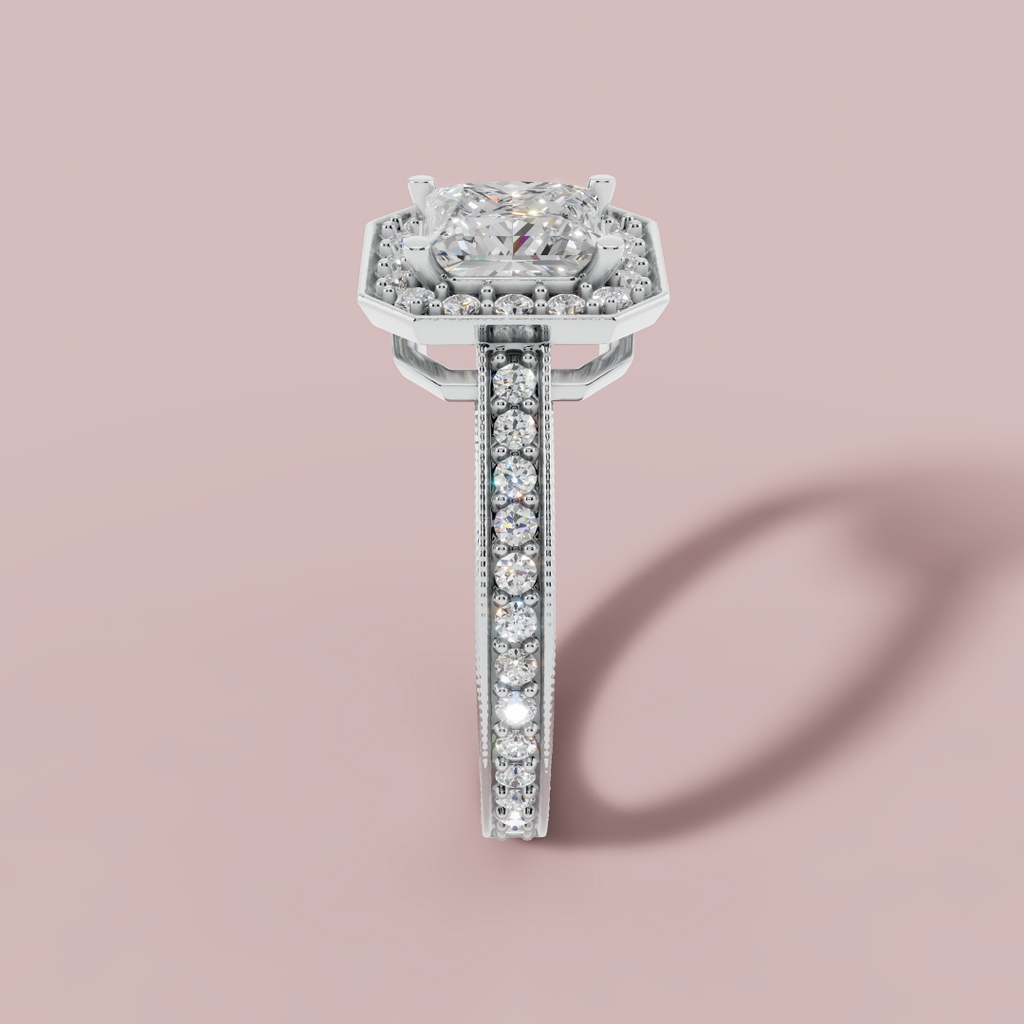 Brillora Emerald 925 Pure Silver Ring My Store