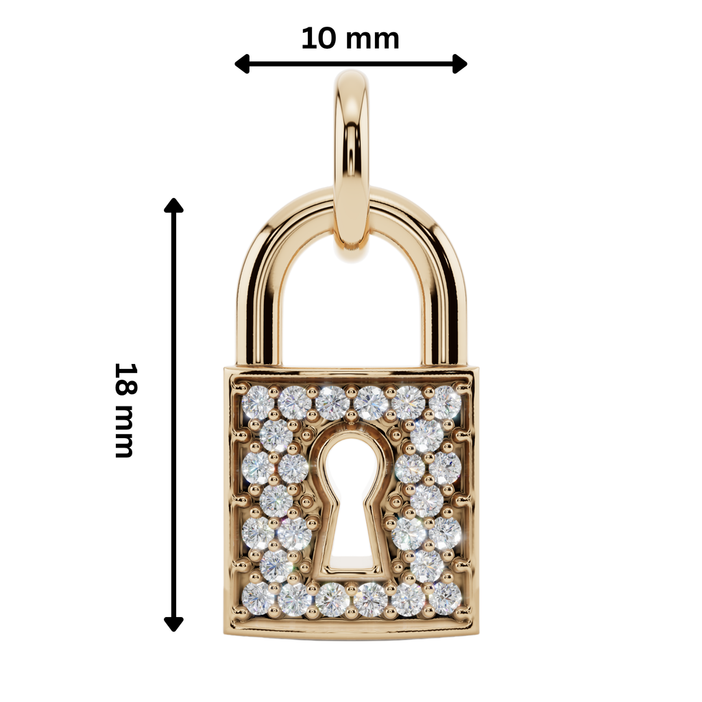 The Keepsake Lock 925 Silver Necklace | Velmé