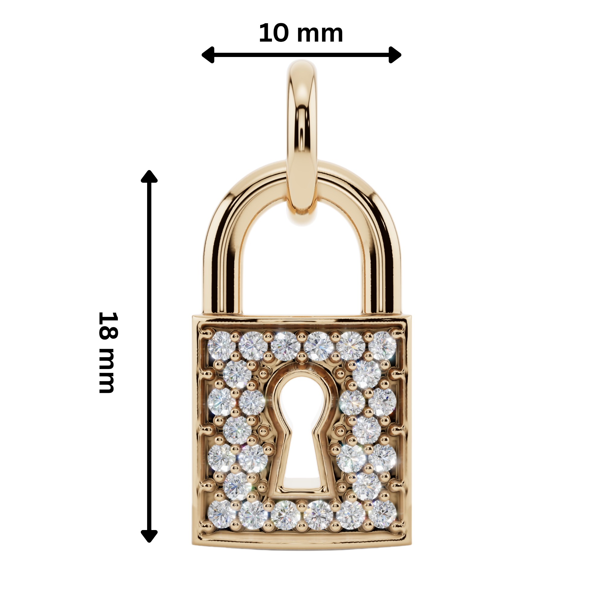 The Keepsake Lock 925 Silver Necklace | Velmé