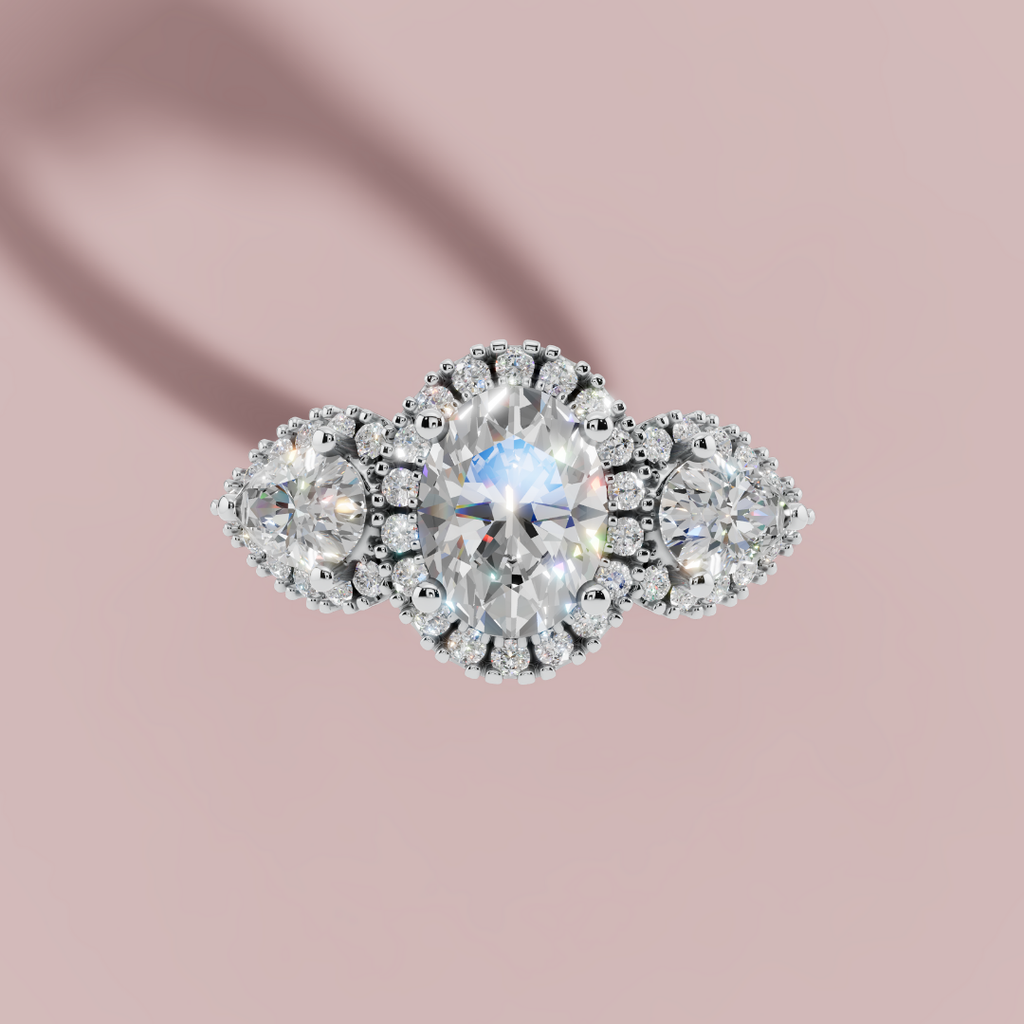 Aurielle Trinity 925 Pure Silver Ring My Store