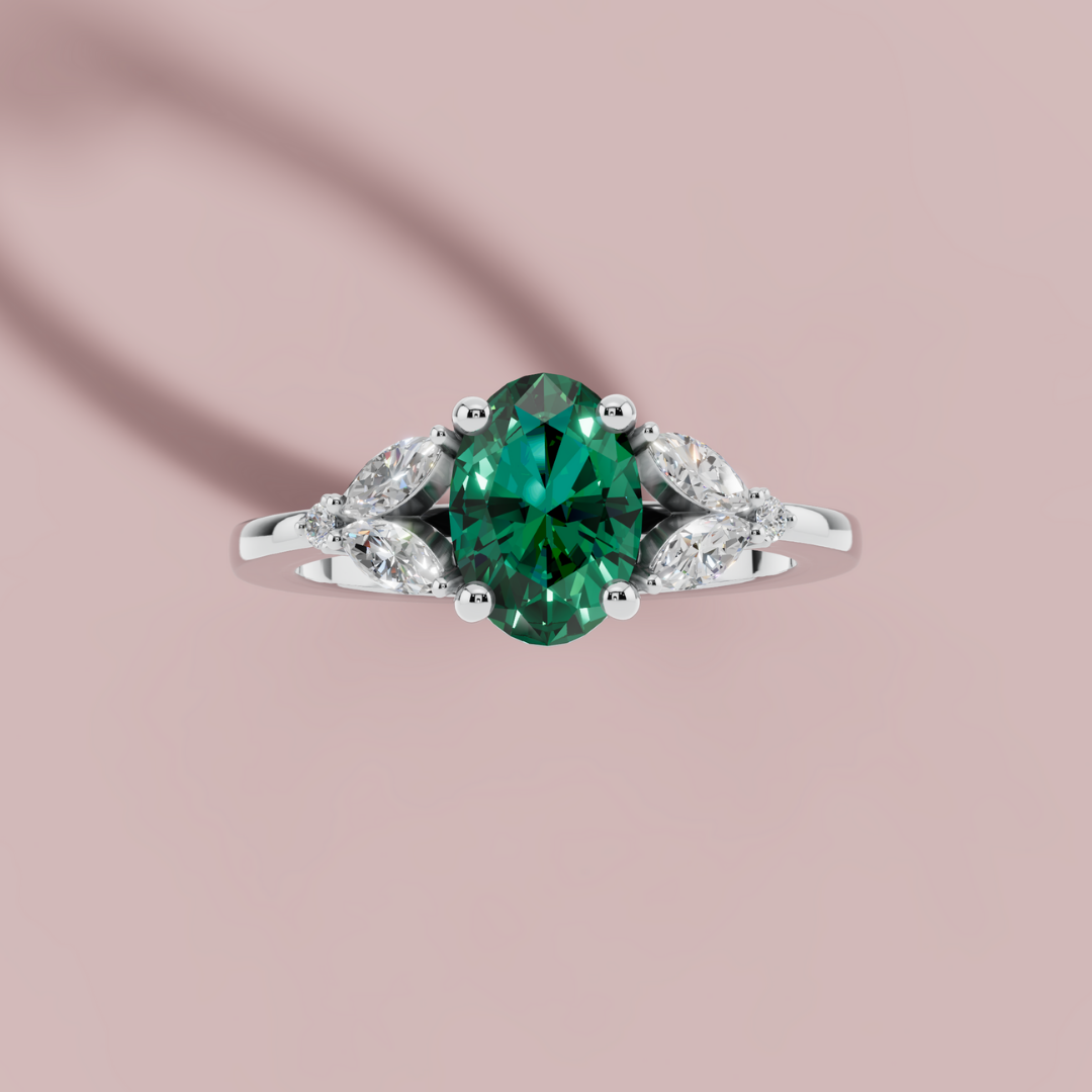 Chambard Green 925 Pure Silver Ring My Store