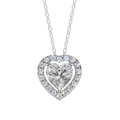 Halo Heart Pendant Necklace | Velmé