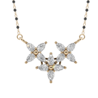 Blossom Trio 925 Silver Mangalsutra | Velmé