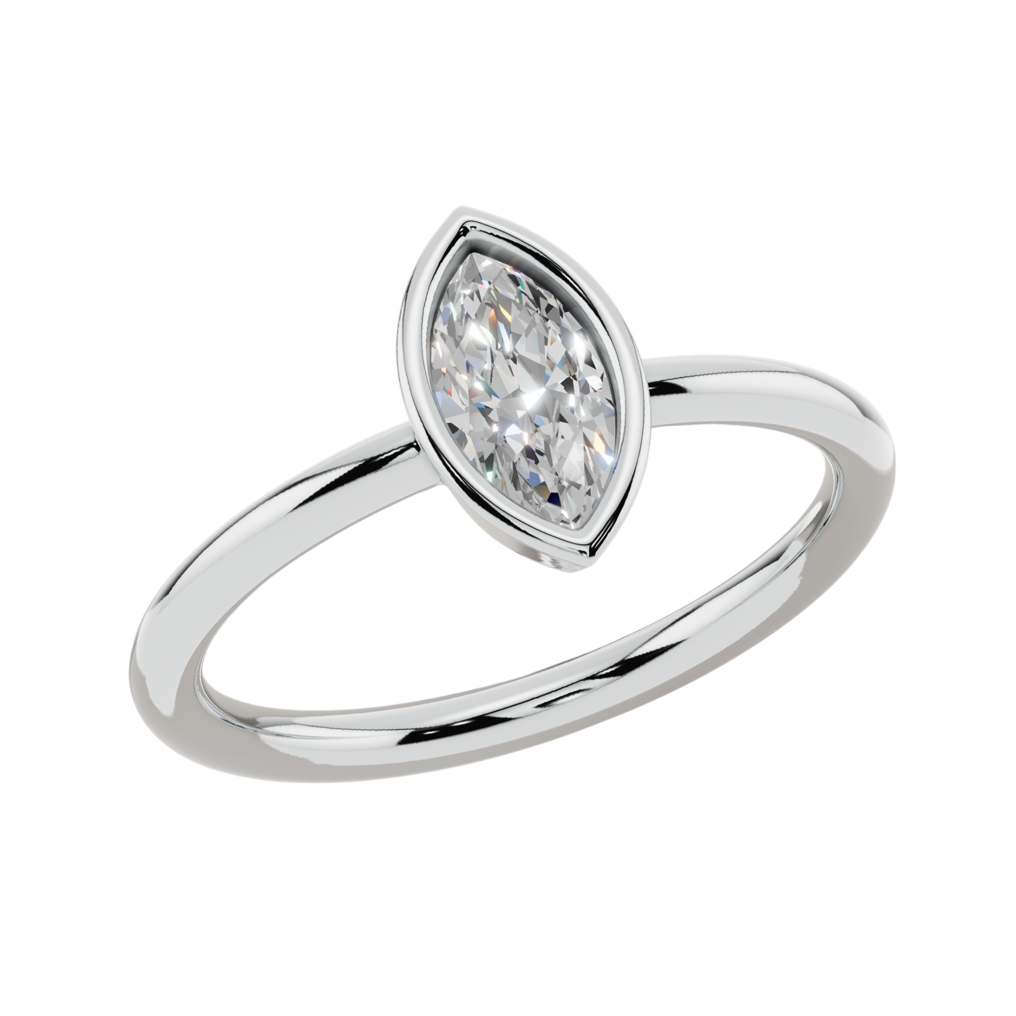 The Marquise Bezel Ring| Velmé