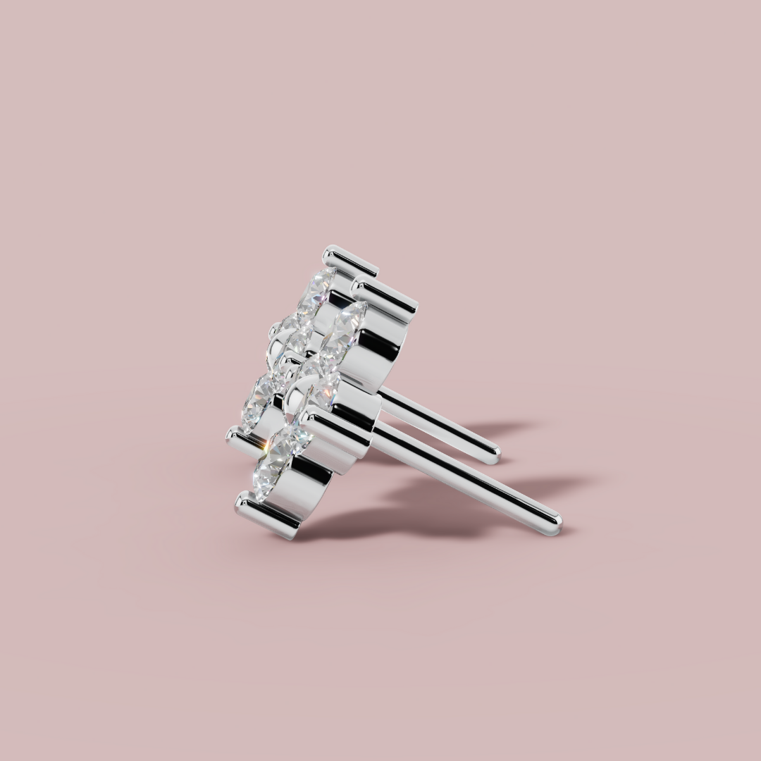 Aurora Dot 925 Pure Silver Stud Earrings My Store