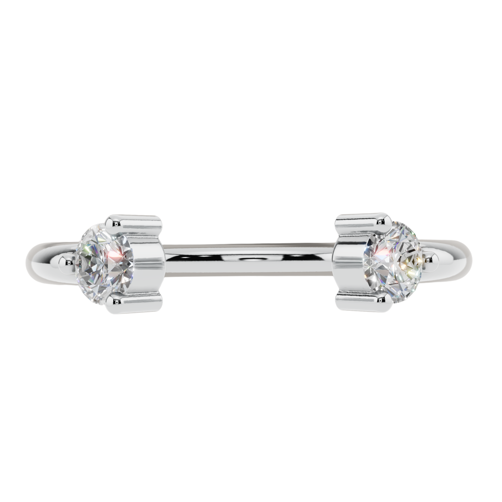 Celeste Open Light Ring | 925 Sterling Silver | Velmé