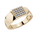 Imperial Pave Men’s 925 Silver Ring 
| Velmé