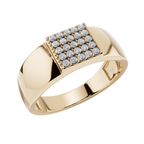 Imperial Pave Men’s 925 Silver Ring 
| Velmé