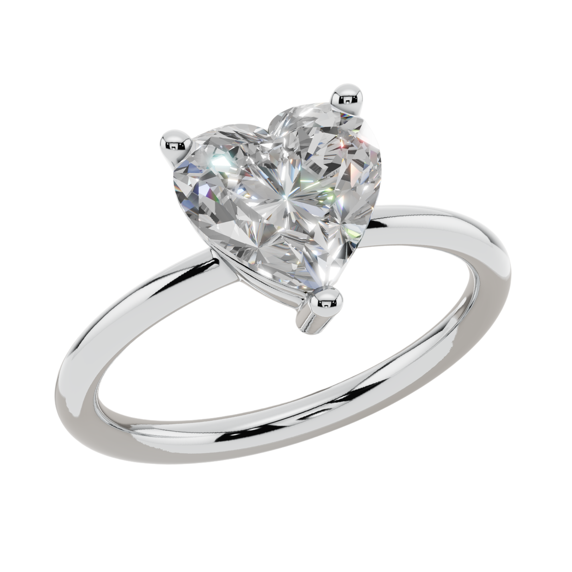 The Heart Solitaire Ring | Velmé