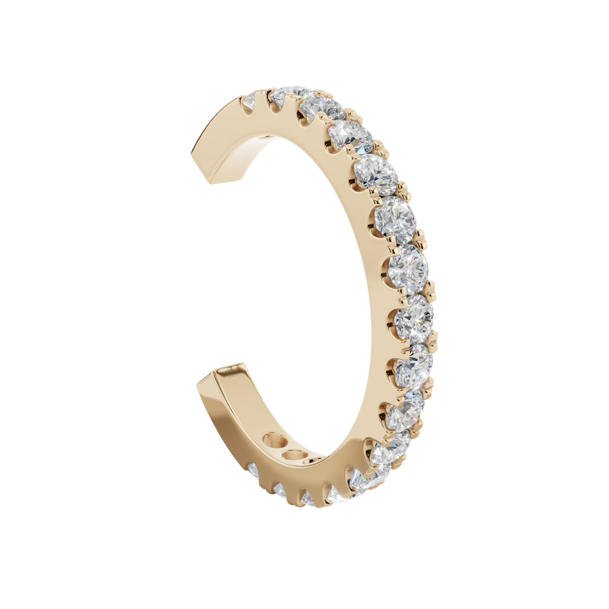 Sparkling Eternity 925 Silver Earcuff | Velmé