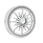 Radiant Sun Rakhi Pendant | 925 Silver Convertible Rakhi