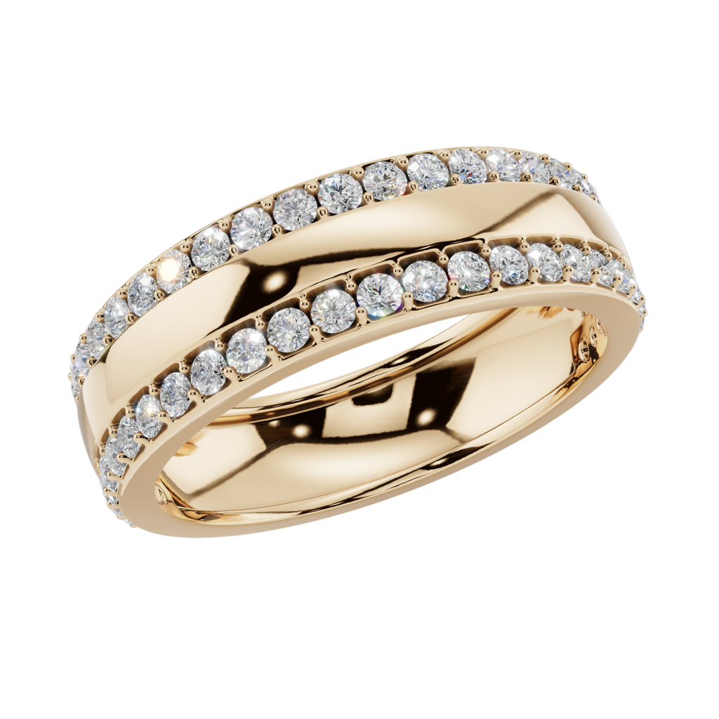 Infinity Pavé Men’s 925 Silver Ring | Velmé