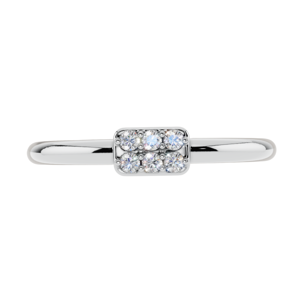 Nova Pavé Light Ring | 925 Sterling Silver | Velmé