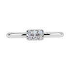 Nova Pavé Light Ring | 925 Sterling Silver | Velmé