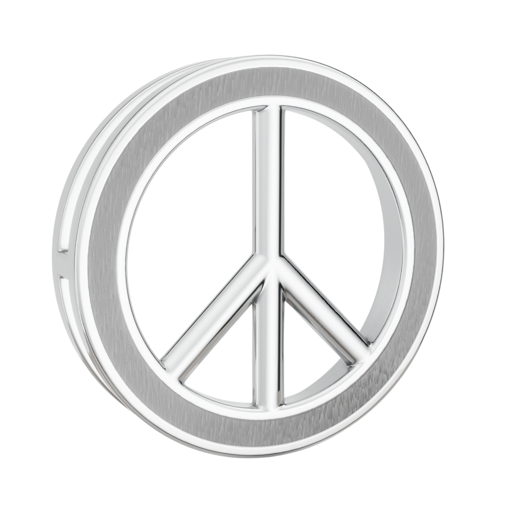 Peace Symbol Rakhi Pendant |925 Silver Convertible Rakhi