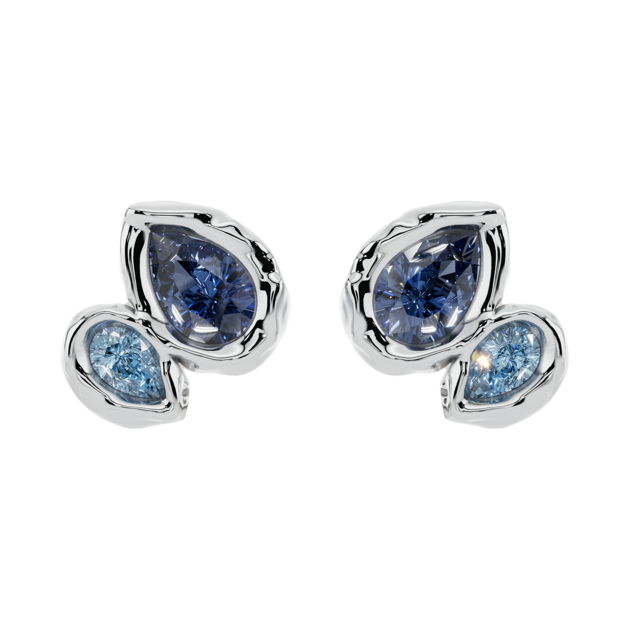 Azure Drift Studs | Fluidé