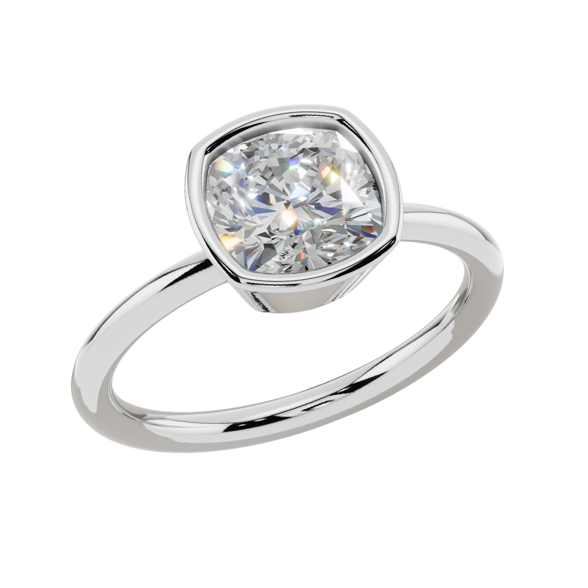 The Cushion Bezel Ring | Velmé