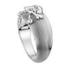 VELMÉ Skull & Crossbones 925 Silver Men’s Statement Ring | Velmé