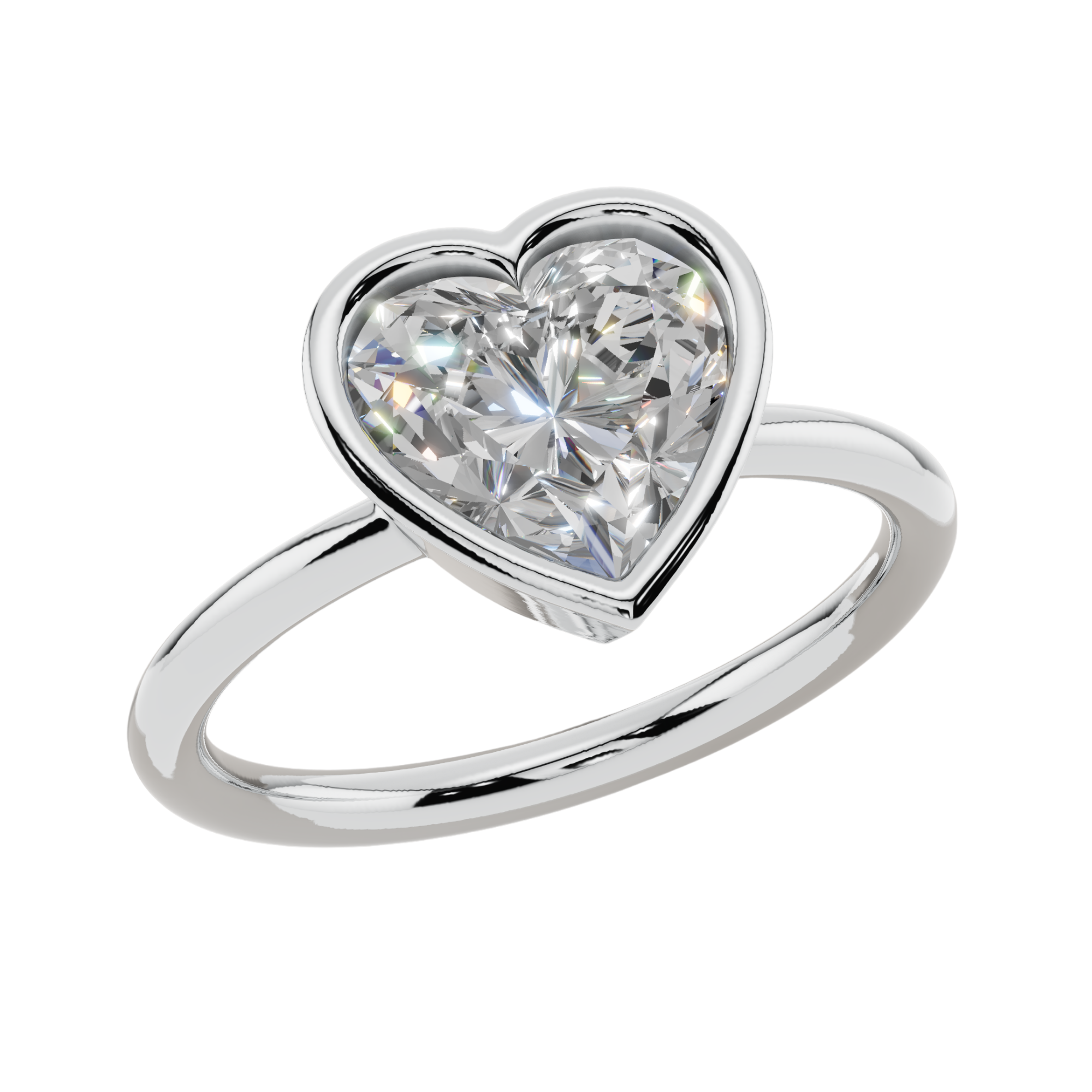 The Framed Heart Bezel Ring| Velmé