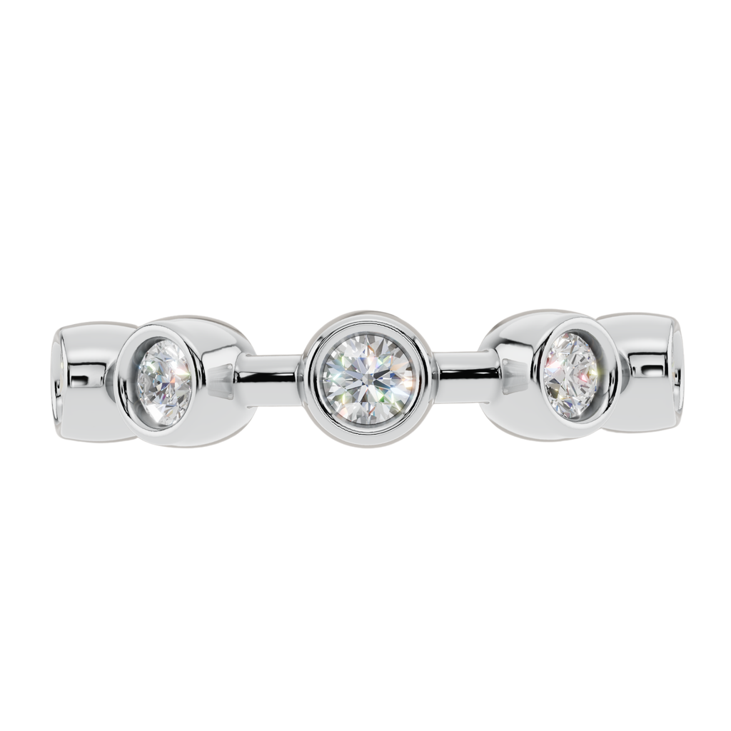 Luna Bezel Light Ring | 925 Sterling Silver | Velmé