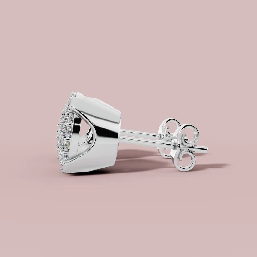 Eterna Stud 925 Pure Silver Earrings My Store