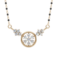 Celestial Bloom 925 Silver Mangalsutra | Velmé