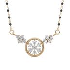 Celestial Bloom 925 Silver Mangalsutra | Velmé