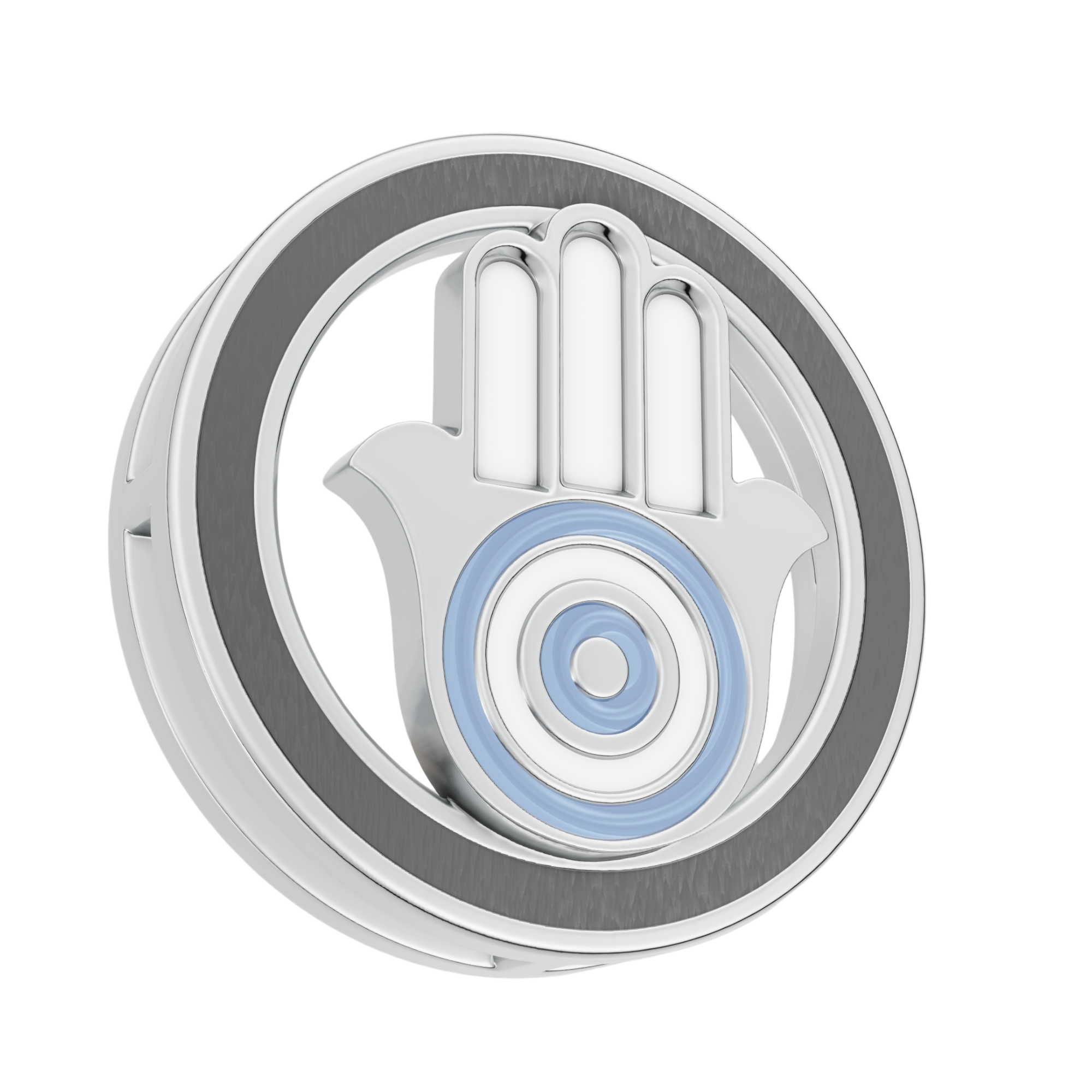 Hamsa Evil Eye Rakhi Pendant | 925 Silver Convertible Rakhi