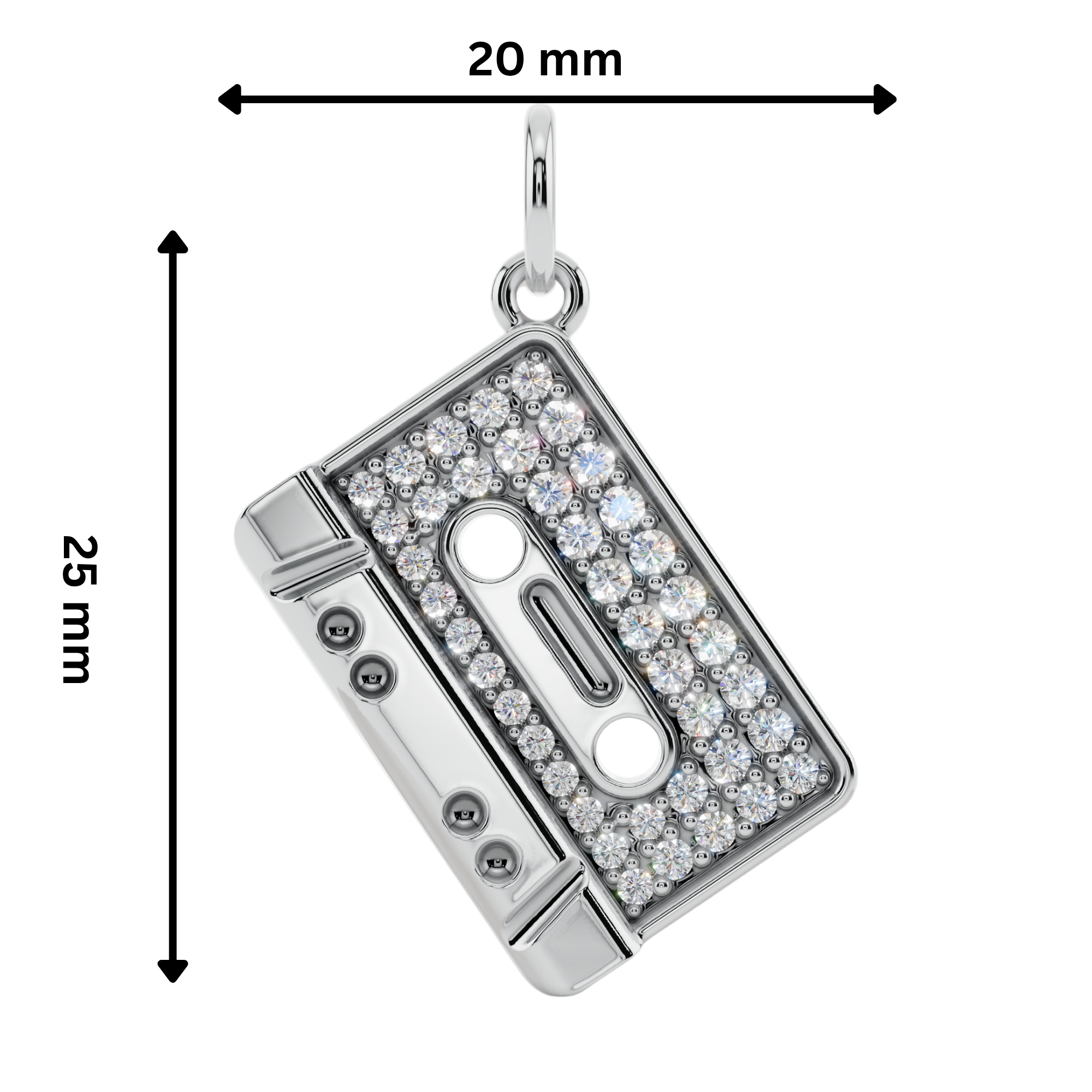 The Mixtape Muse 925 Silver Necklace | Velmé