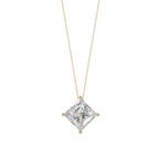 Bold Princess Solitaire 925 Silver Necklace | Velmé