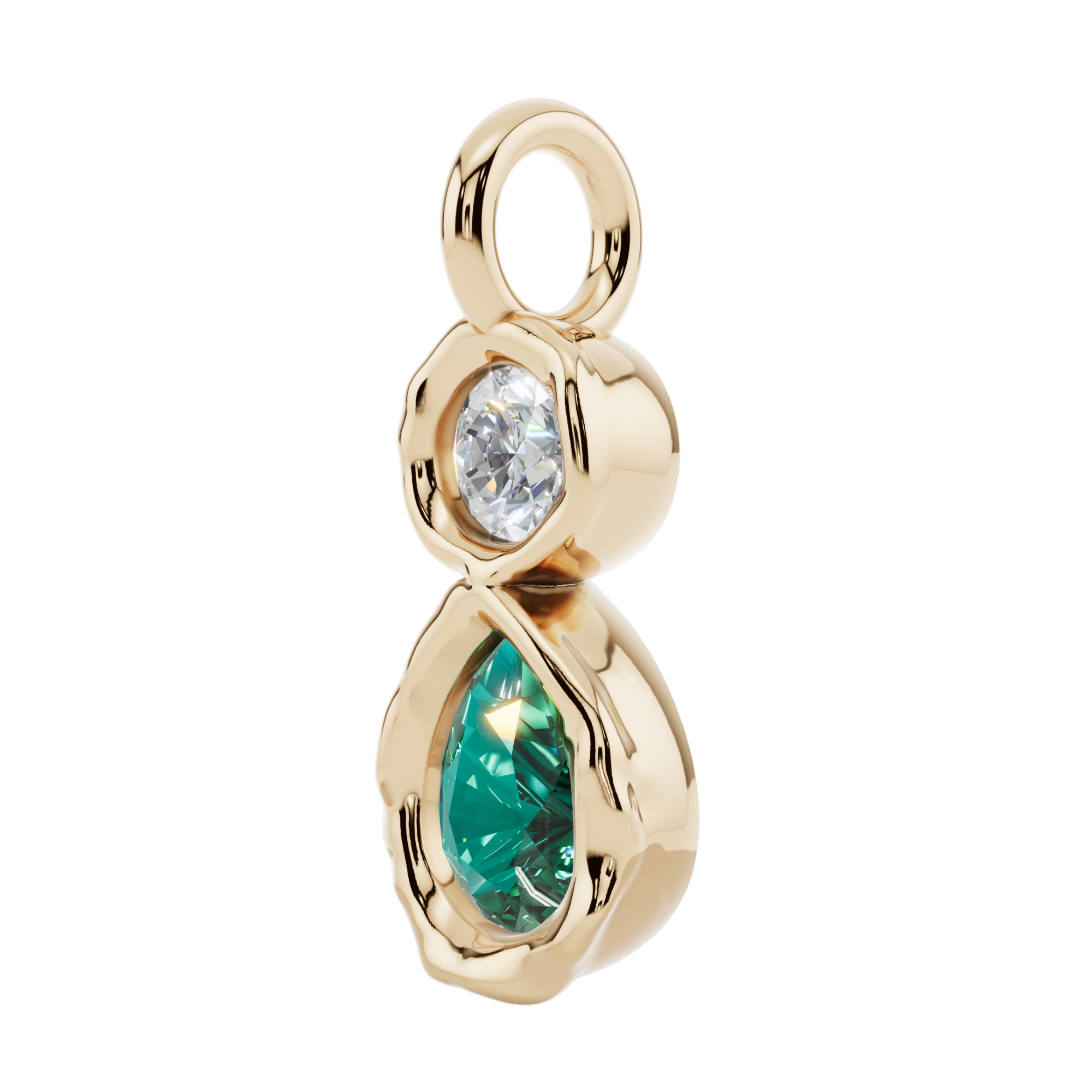 Emerald Dewdrop Pendant | Fluidé