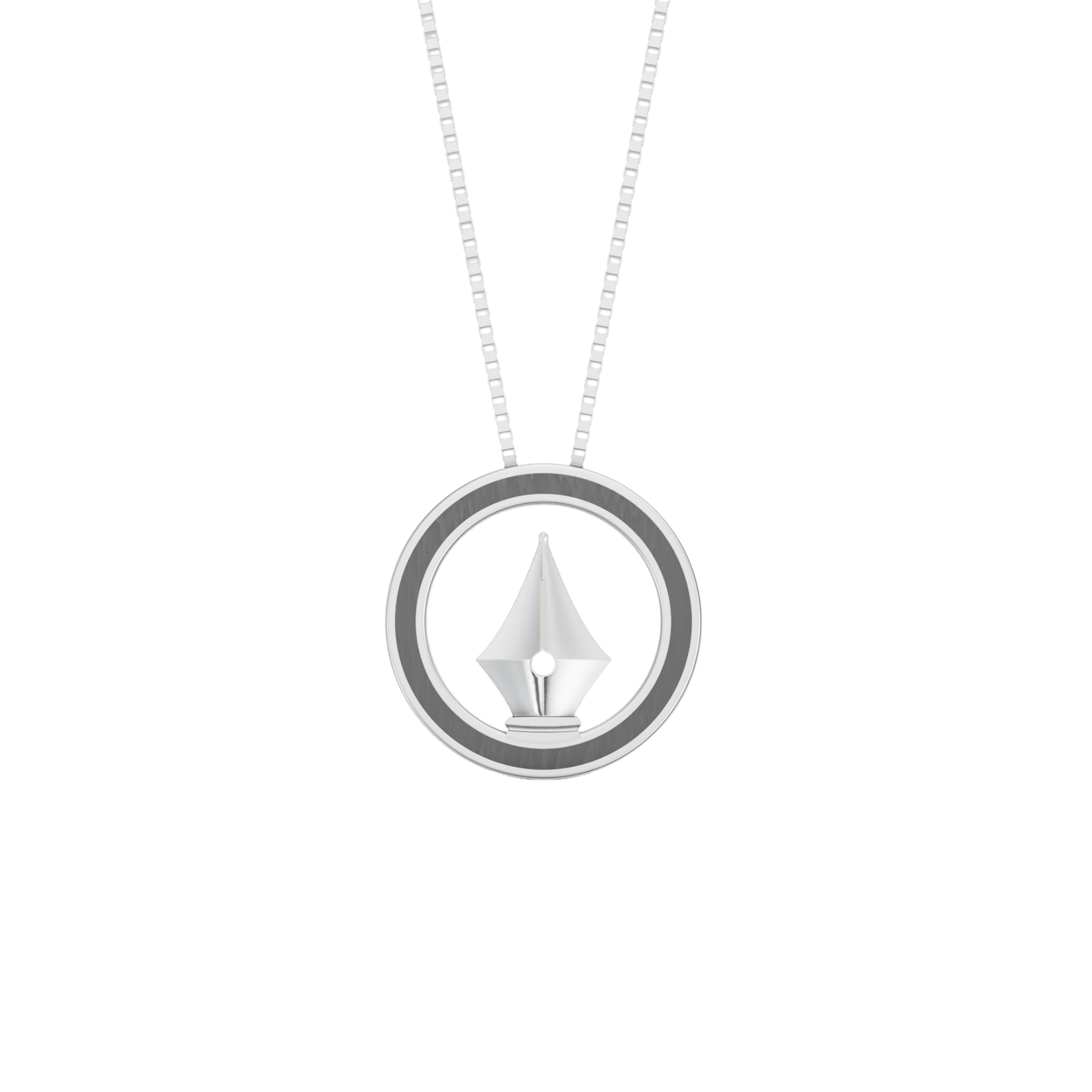 VELMÉ Fountain Pen Nib Rakhi Pendant | 925 Silver Convertible Rakhi