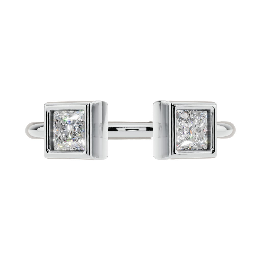 Nova Prism Open Light Ring | 925 Sterling Silver | Velmé