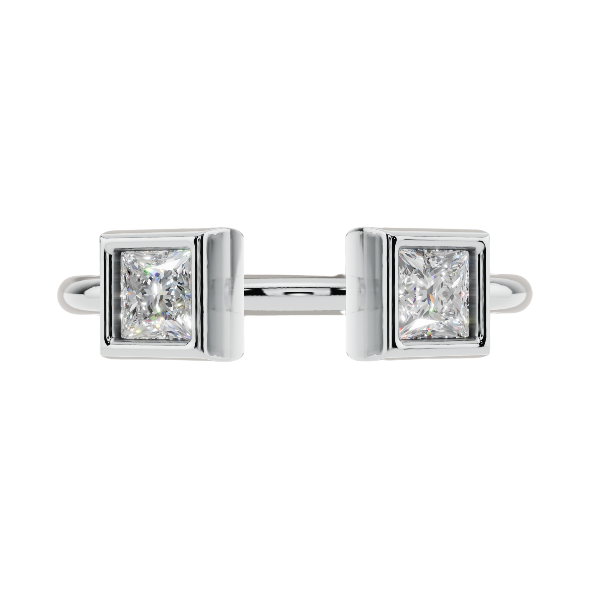 Nova Prism Open Light Ring | 925 Sterling Silver | Velmé