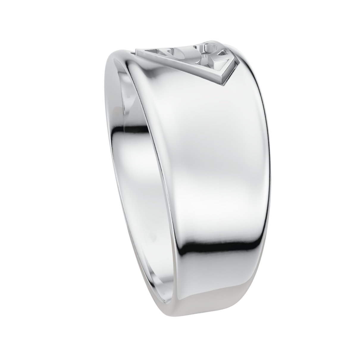 VELMÉ Monogram 925 Silver Men’s Signet Ring | Velmé