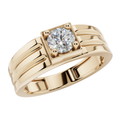 Royal Solitaire Men’s 925 Silver Ring | Velmé