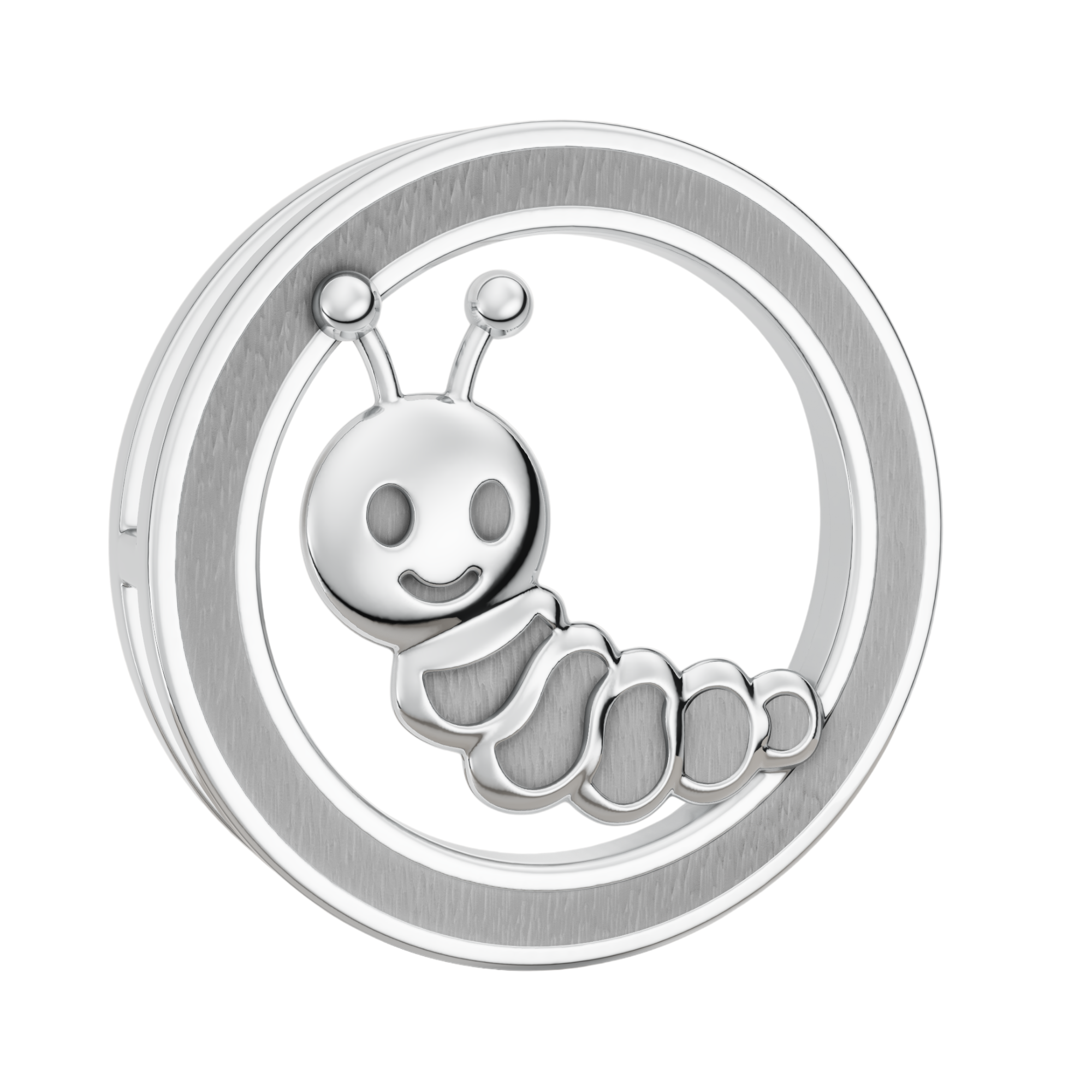 Cute Caterpillar Rakhi Pendant | 925 Silver Convertible Rakhi