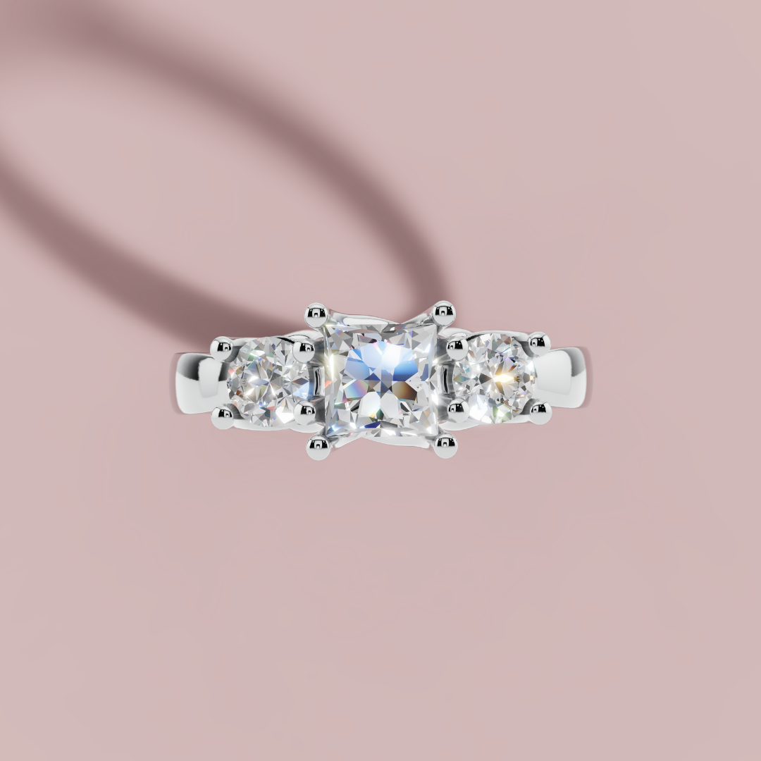 Sparkling Trellis 925 Pure Silver Ring My Store