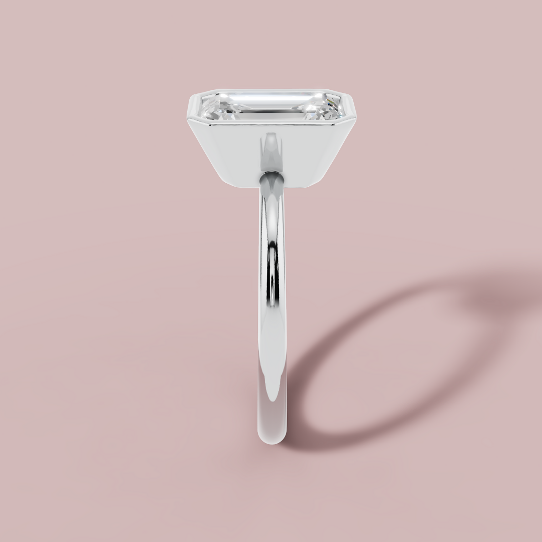 The Radiant Solitare 925 Pure Silver Ring My Store