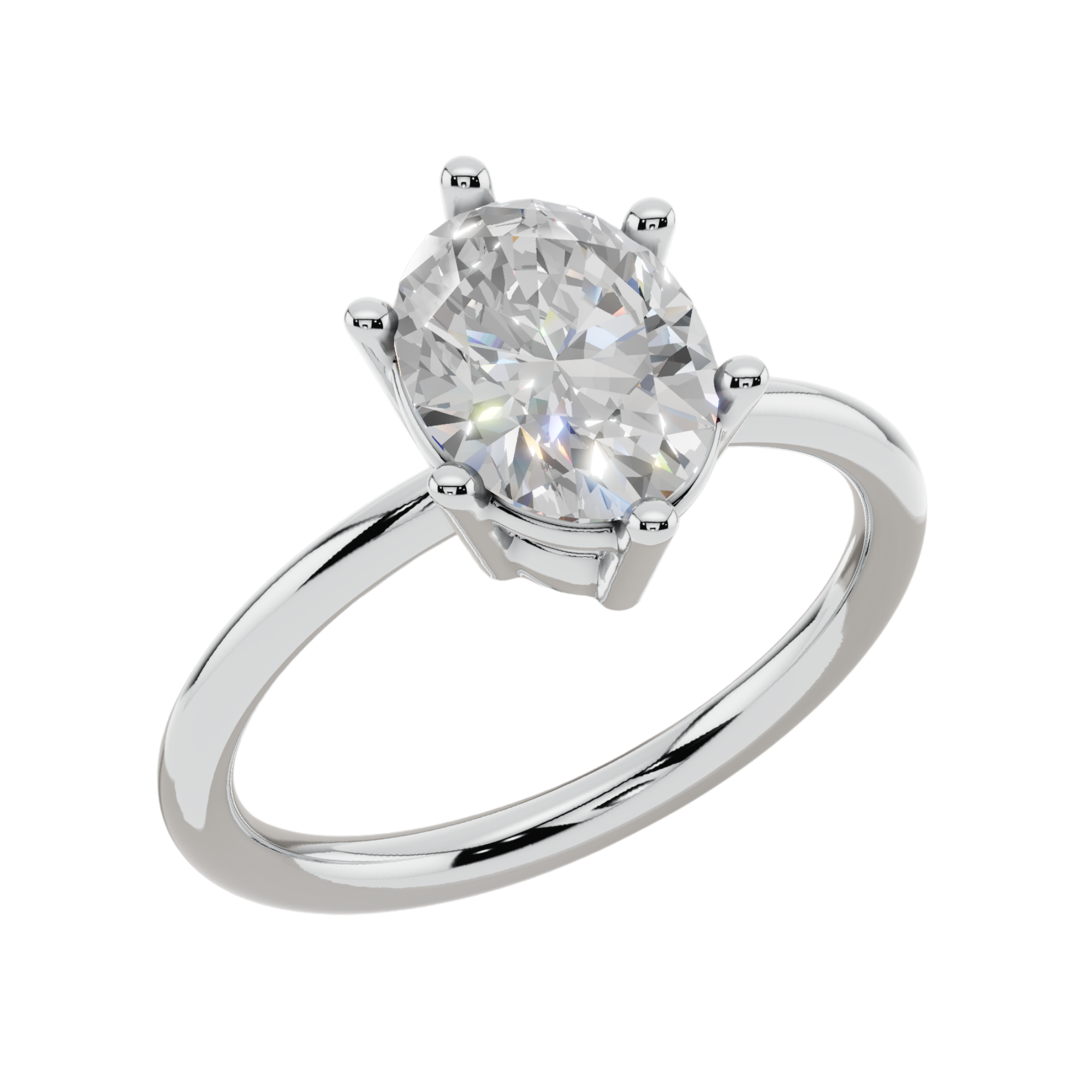The Oval Solitaire Ring | Velmé