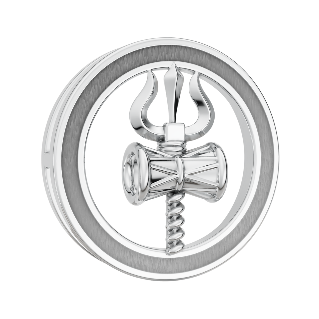 Trishool & Damru Rakhi Pendant | 925 Silver Convertible Rakhi